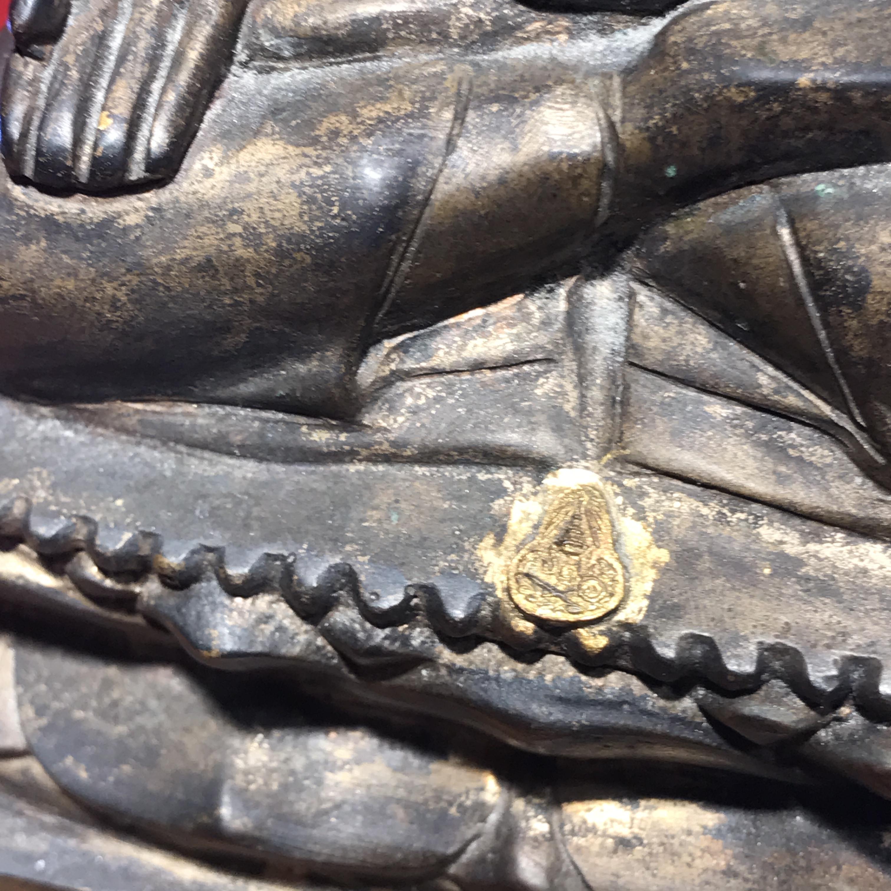 พระไพรีพินาศ เนื้อสัมฤทธิ์ วัดบวรฯ ปี พ.ศ. 2544 หน้าตัก3นิ้ว