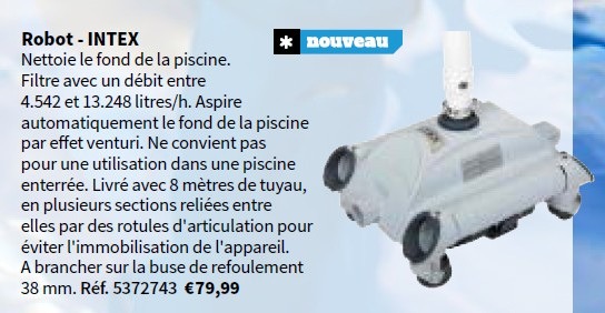 Intex รถทำความสะอาดใต้น้ำอัตโนมัติ 28001