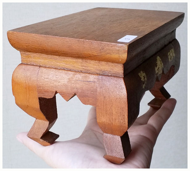 โต๊ะยอด ตั่ง ฐานไม้เล็ก(โต๊ะหมู่แบบแยกชิ้น)