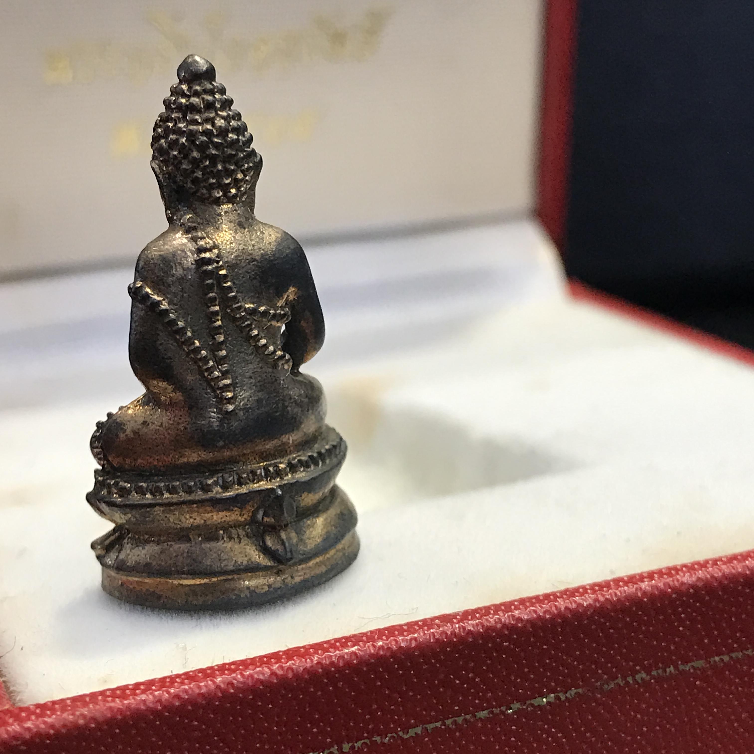 พระกริ่งโภคทรัพย์ วัดบวรนิเวศ ปี2535 เนื้อนวะโลหะ (สมเด็จพระญาณสังวร พระสังฆราชสกลมหาสังฆปรินายกเสด็จเททอง)