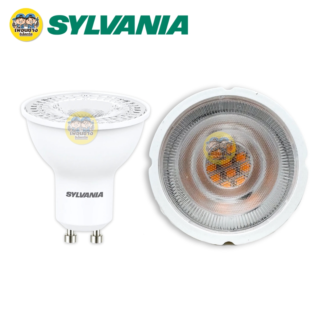 SYLVANIA หลอดไฟ รุ่น RefLED GU10 GU5.3 7W แสงวอร์ม 3000K หลอดแอลอีดี หลอดไฟ
