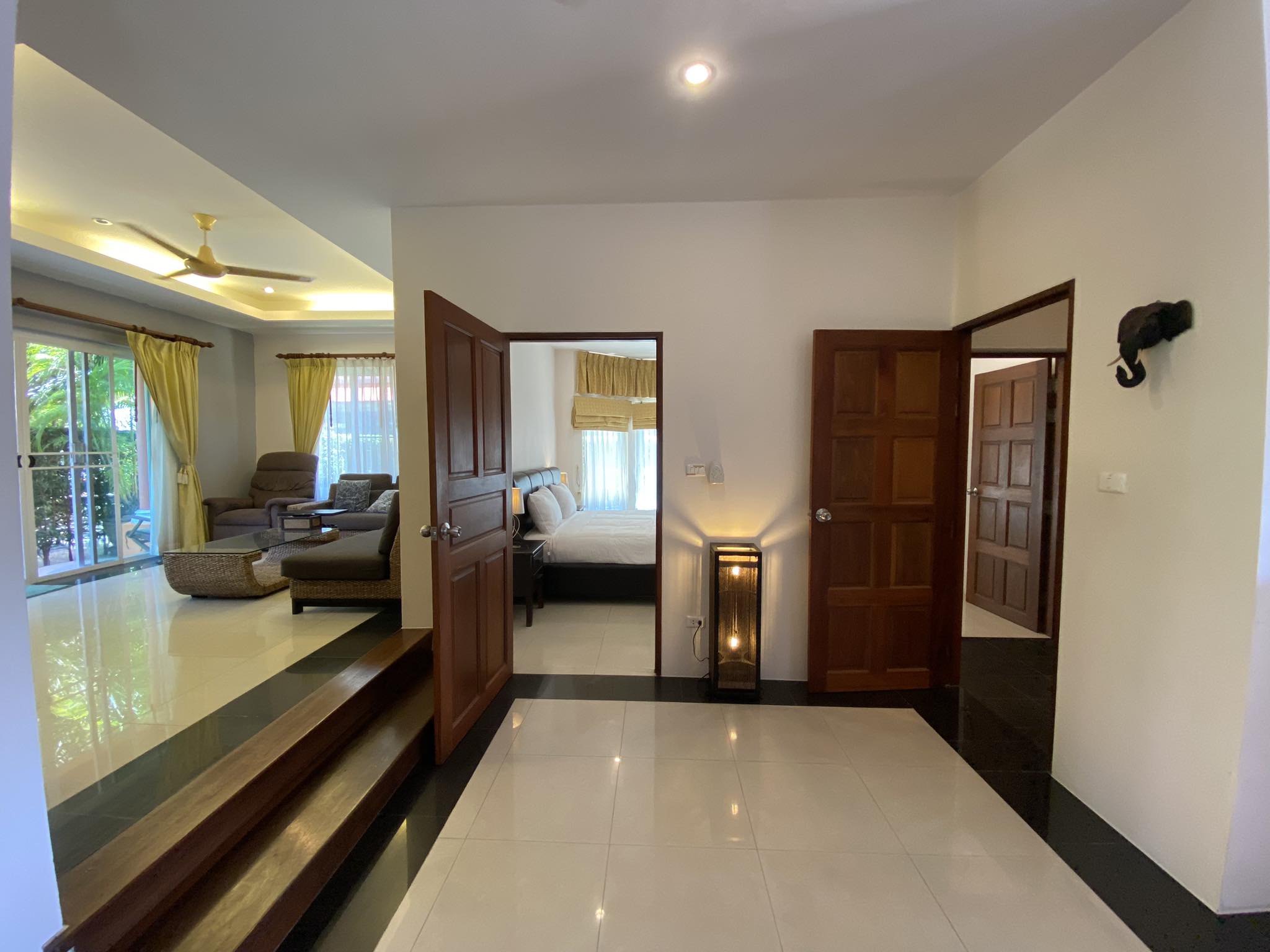 For Rent : Rawai, 2-story house, contemporary Thai style, 3 bedrooms 2 bathrooms
