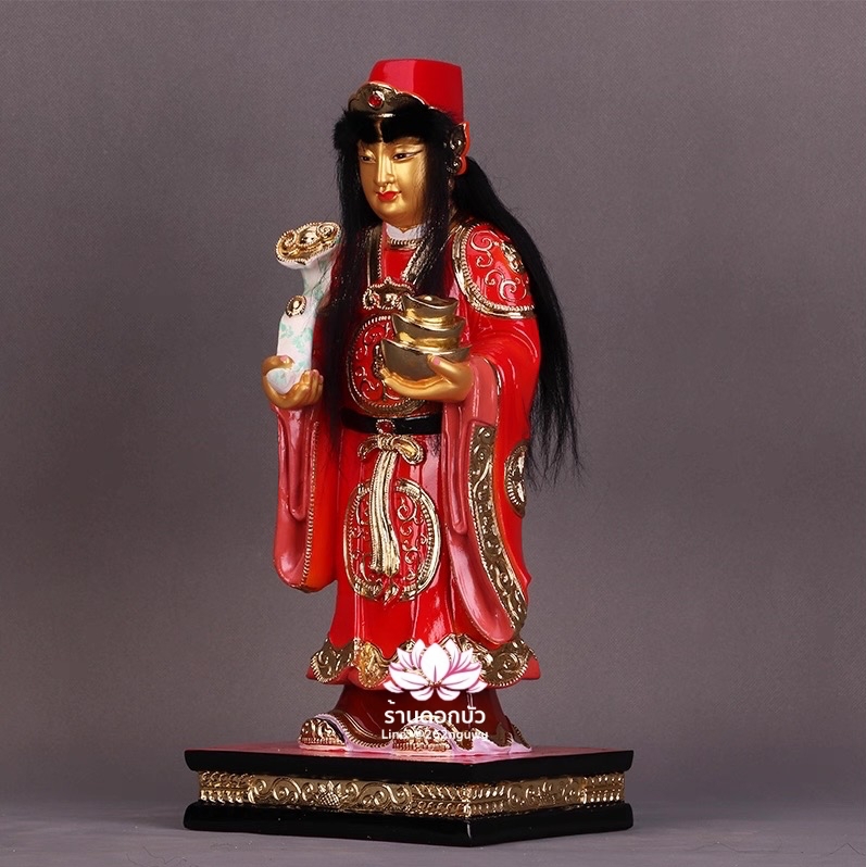 กิมจี่แปะ เทพแห่งคลังสมบัติของนรก พระคลังแห่งยมโลก งานเรซิ่นคุณภาพสูง ขนาด 12/16 นิ้ว