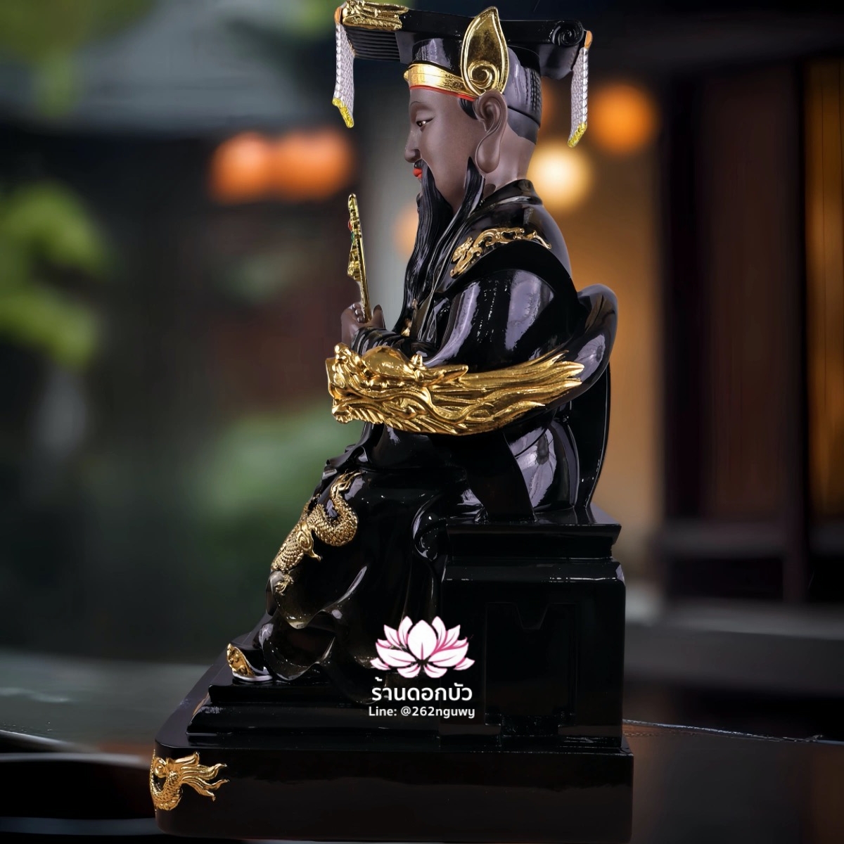 พญายมราช เหงี่ยมล่ออ๋อง หรือ เงี่ยมล่ออ๋อง งานเรซิ่นคุณภาพสูง ขนาด 12/16/19 นิ้ว