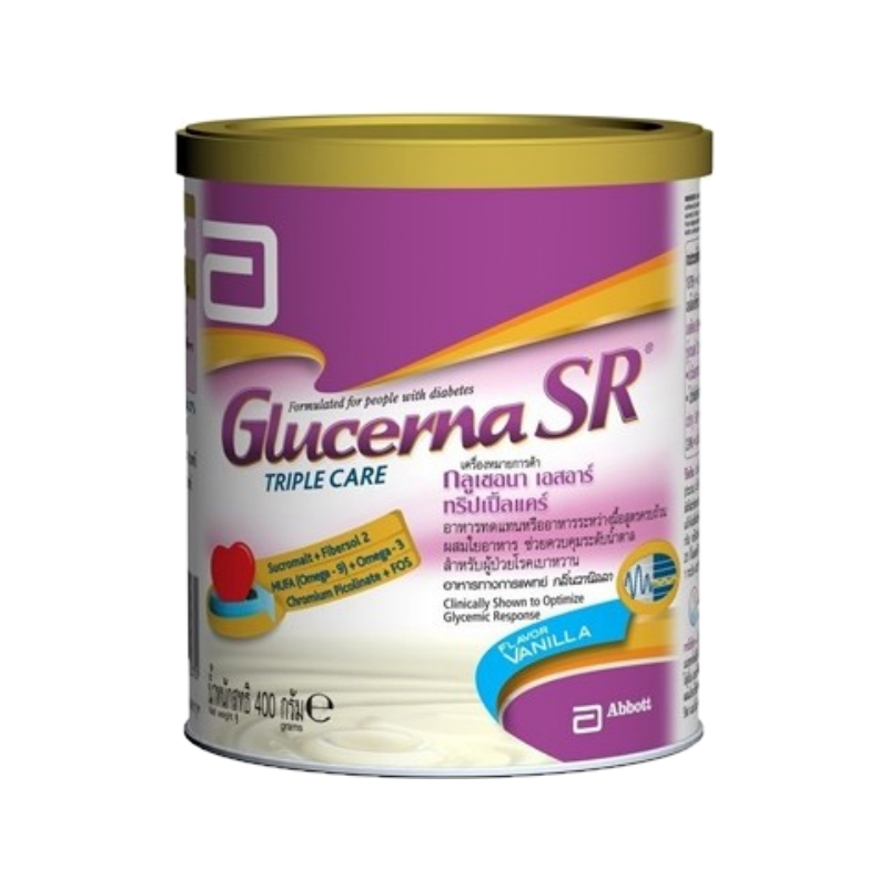 Glucerna SR กลูเซอนา เอสอาร์ 400 กรัม