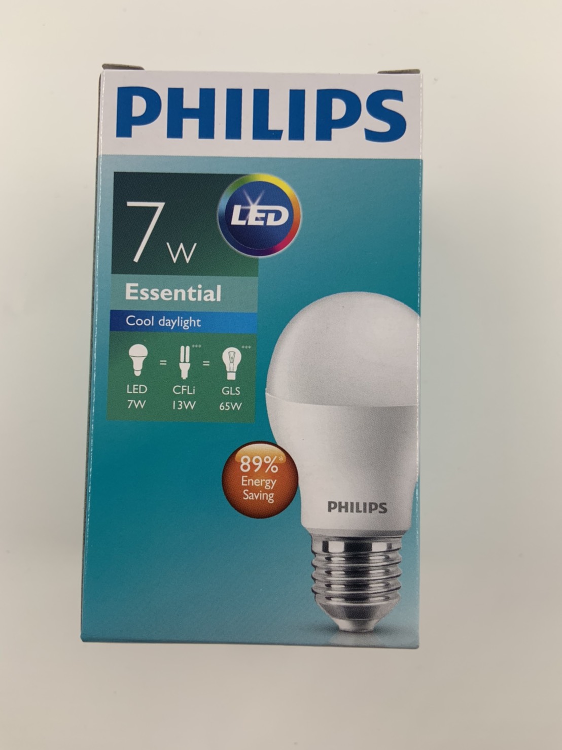 Philips หลอดไฟแอลอีดี บับฟิลิปส์ รุ่น Essential Bulb ขนาด 7 วัตต์ แสงเดย์ไลท์