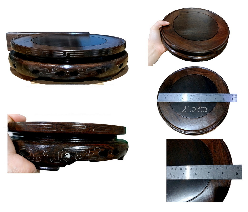 กี๋หรือฐานไม้ ตอกลายเส้นโลหะ-BPT1024-