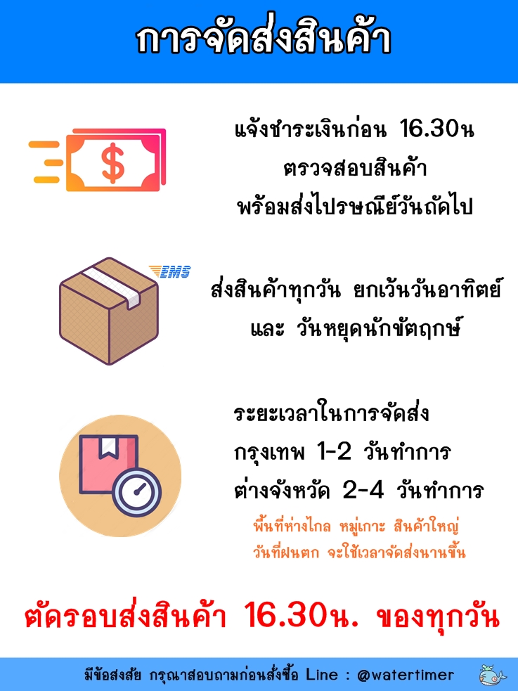 เครื่องตั้งเวลาเปิดปิดน้ำอัตโนมัติ โซลินอยวาล์ว 3 โปรเเกรม พร้อมถ่าน Alkaline Panasonic WTR-306