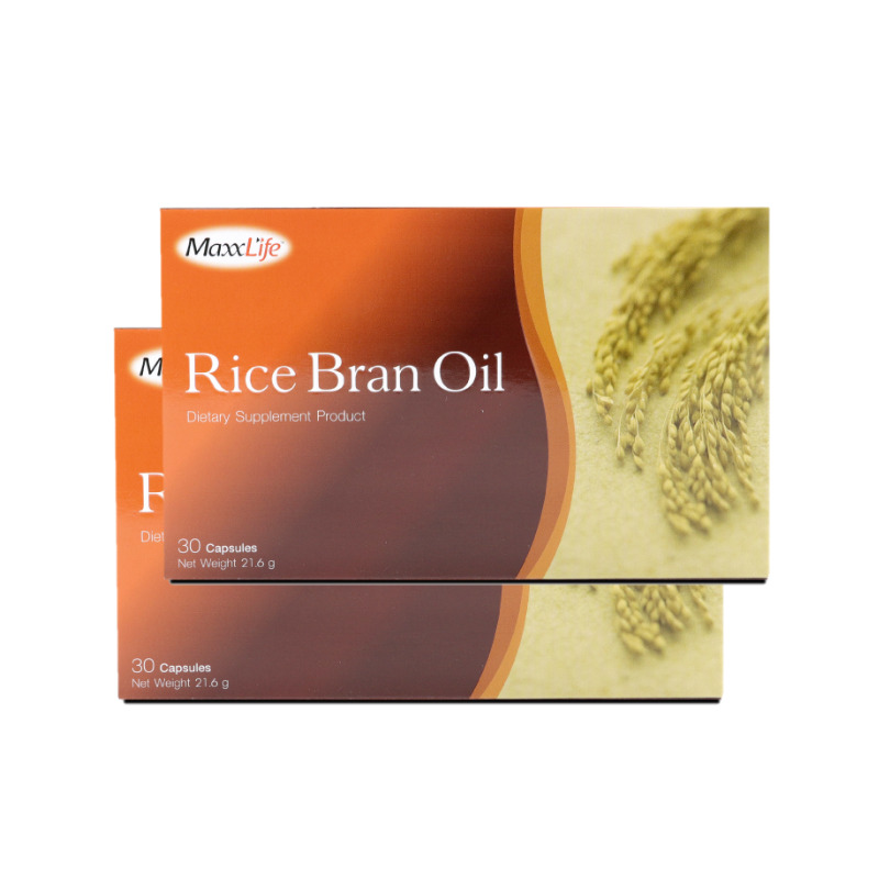 Maxxlife Rice Bran oil 30 Capsules (แพ็คคู่)