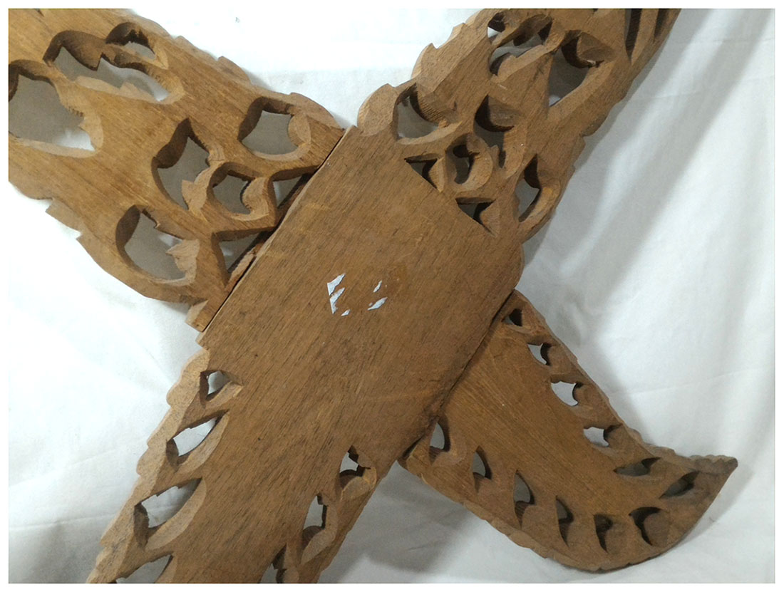 ไม้แกะสลัก กาแล 93cmxสูง63cm งานเก่า