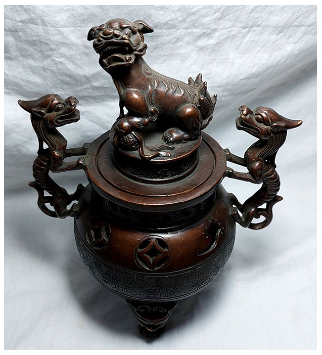 เตากำยาน ที่จุดกำยาน ของตกแต่งบ้านสไตล์จีน