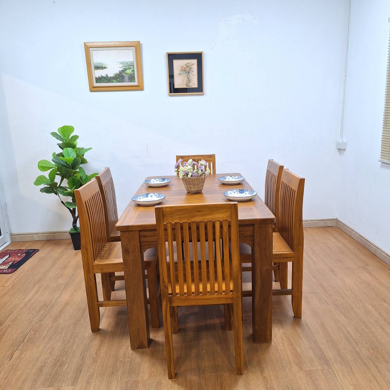 โต๊ะกินข้าว+เก้าอี้ 6 ตัวรุ่น วินเซอร์