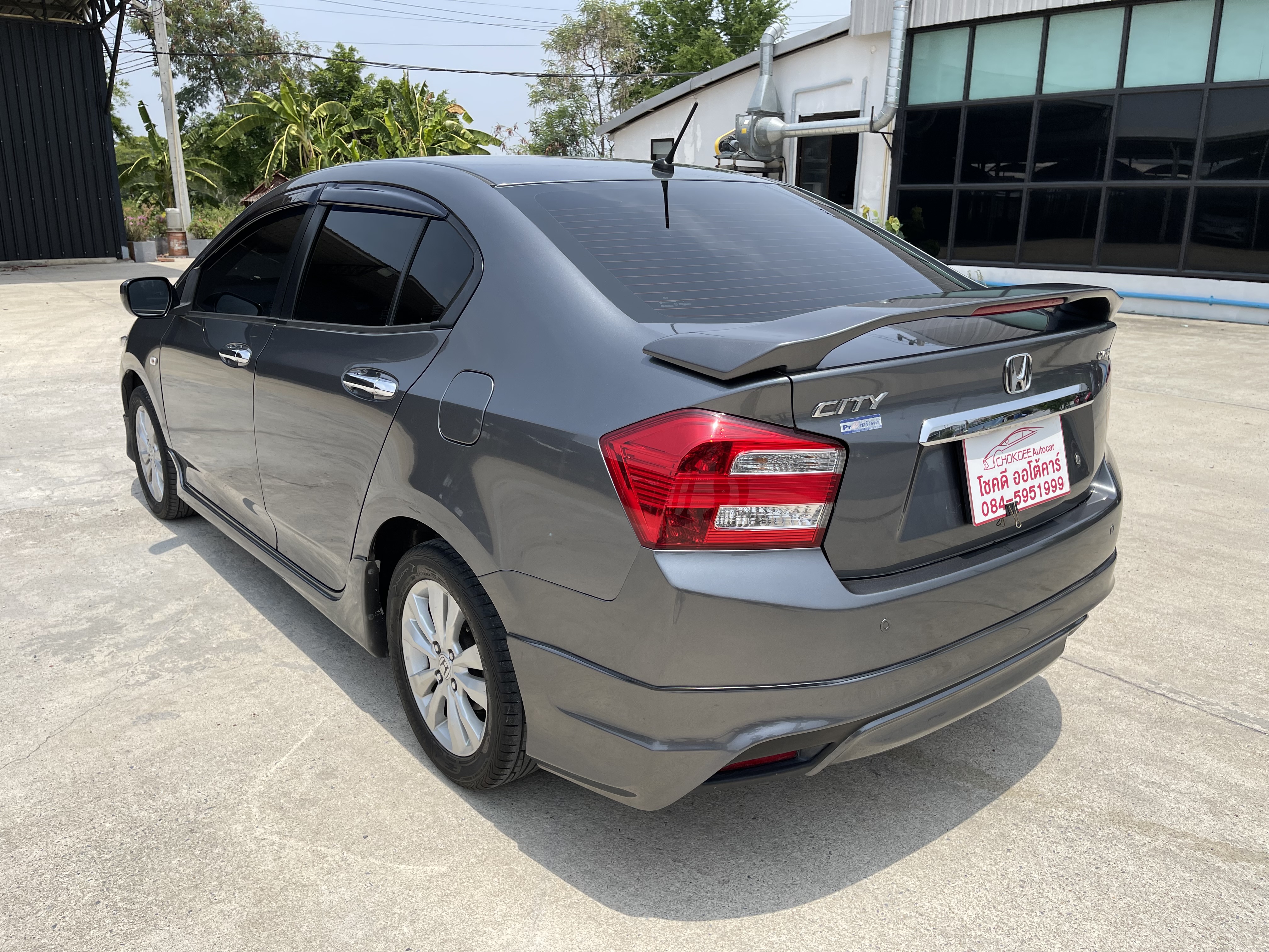 Honda City 1.5 V At 2013 เทา