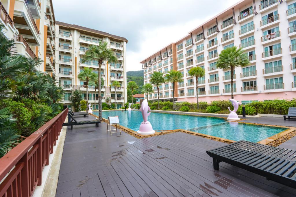 For Rent : Phuket Villa Patong Condo Floor 3rd Mountain View 45 sqm.Fully Furnished.