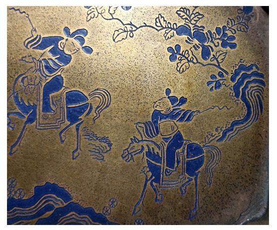 ถาดชา ถาดวางของสไตล์จีนขนาดเล็ก