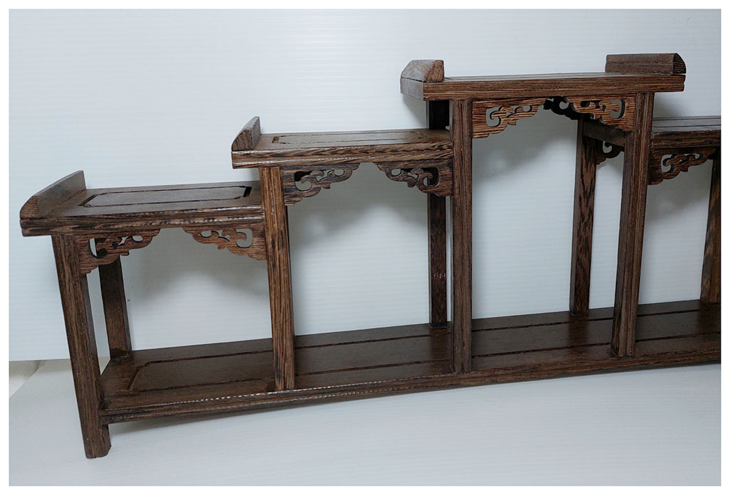 ชั้นวางของตั้งโชว์สไตล์จีน ขนาดเล็ก