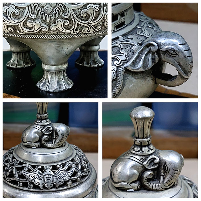 หน้ากาล- เตากำยาน โถกำยาน กระถางกำยาน ของสะสม ของตกแต่งบ้าน