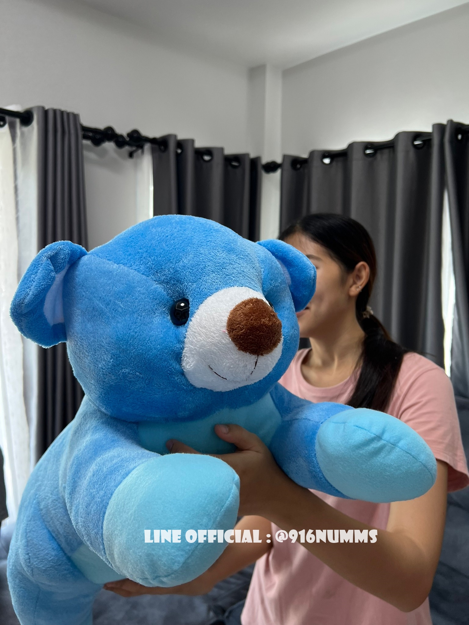 ตุ๊กตาน้องหมีหมอบ