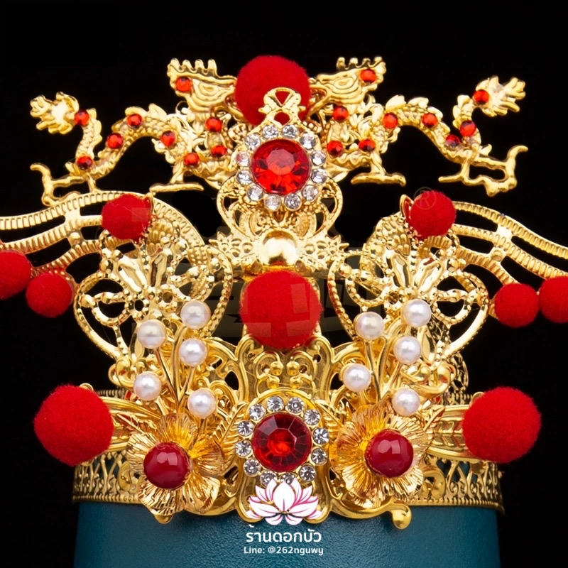 หมวกเทพเจ้าฝ่ายเต๋า หมวกเทพเจ้าฝ่ายบุ๋น หมวกพระจีน หมวกกิมซิ้น หมวกเทพเจ้าจีน