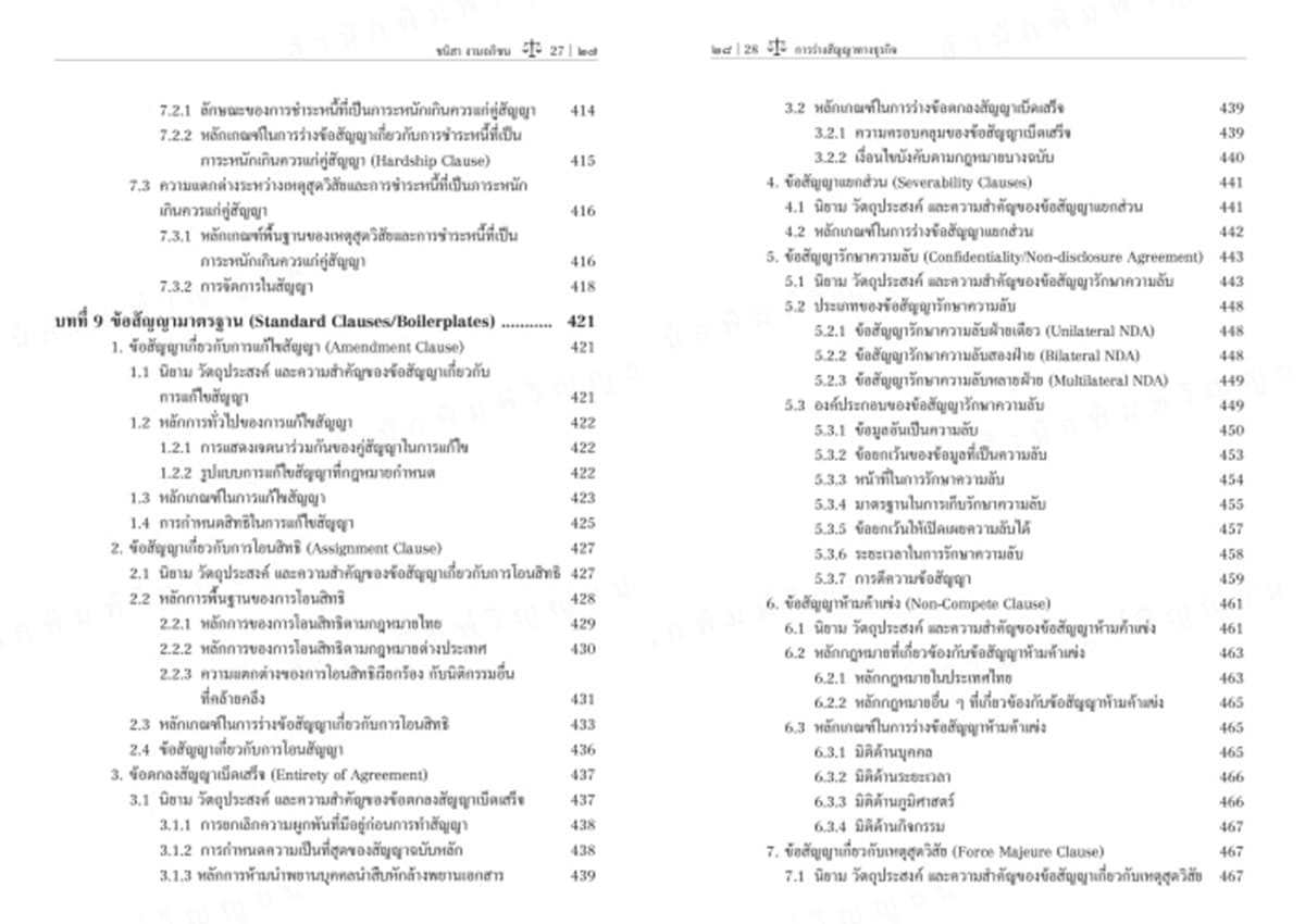 (แถมปกใส) การร่างสัญญาทางธุรกิจ พิมพ์ครั้งที่ 1 ชนิสา งามอภิชน TBK1363 sheetandbook