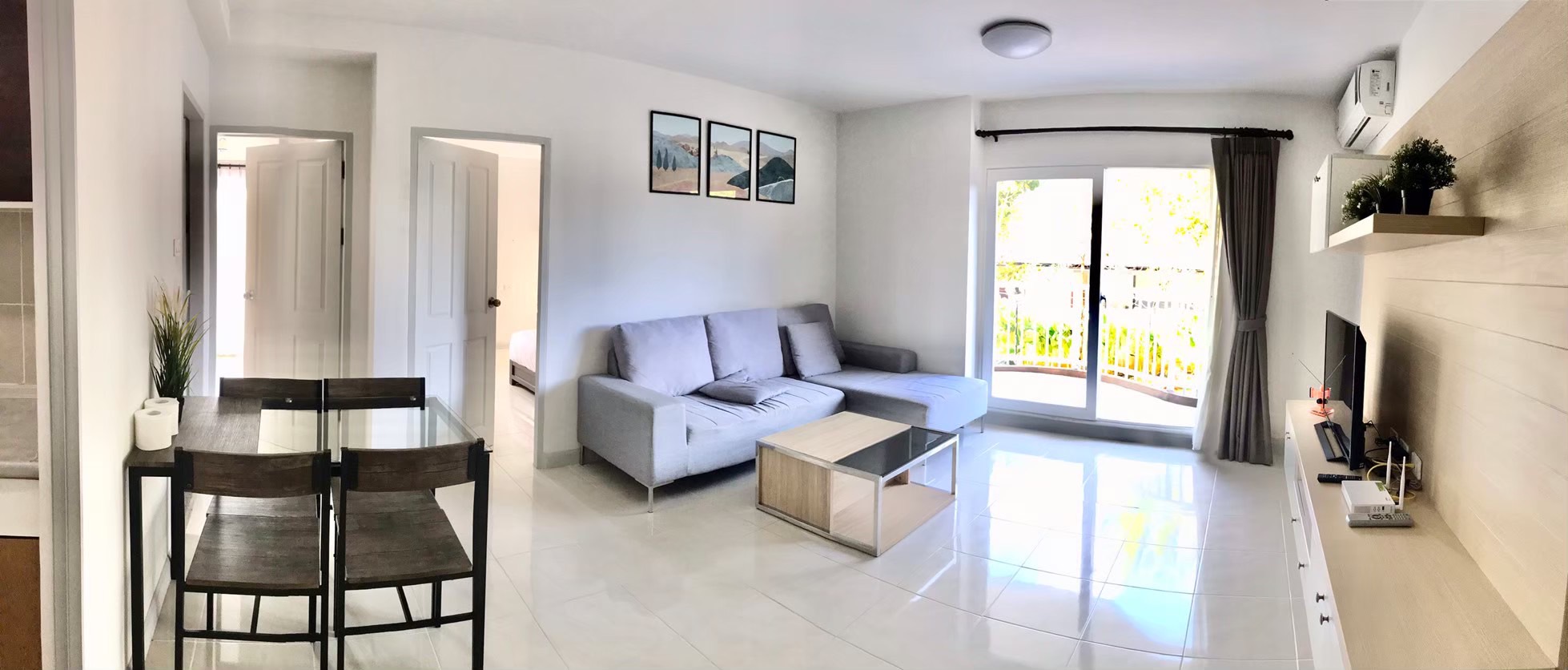 For Rent : Supalai Park @Downtown Phuket, 2 bedrooms 2 bathrooms, 2nd flr.