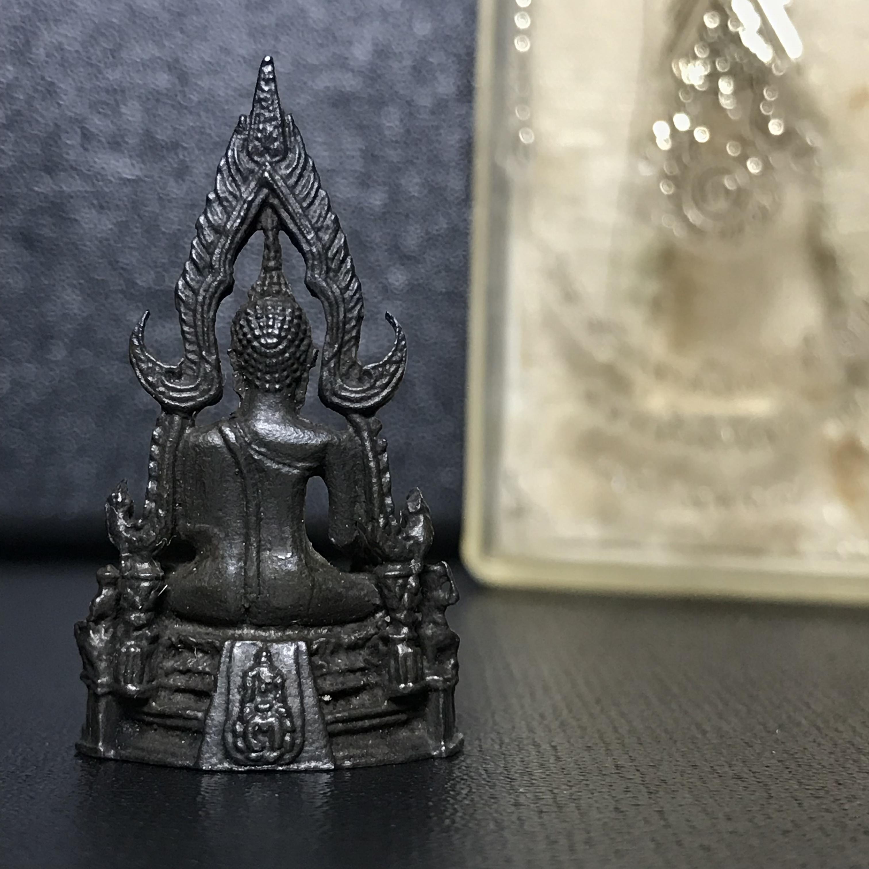 กริ่งพระพุทธชินราช ภปร. กองทัพภาคที่3จัดสร้าง ปี2517 เนื้อนวโลหะกล่องเดิม(หายาก)(ในหลวง ร.9 เสด็จในพิธี)