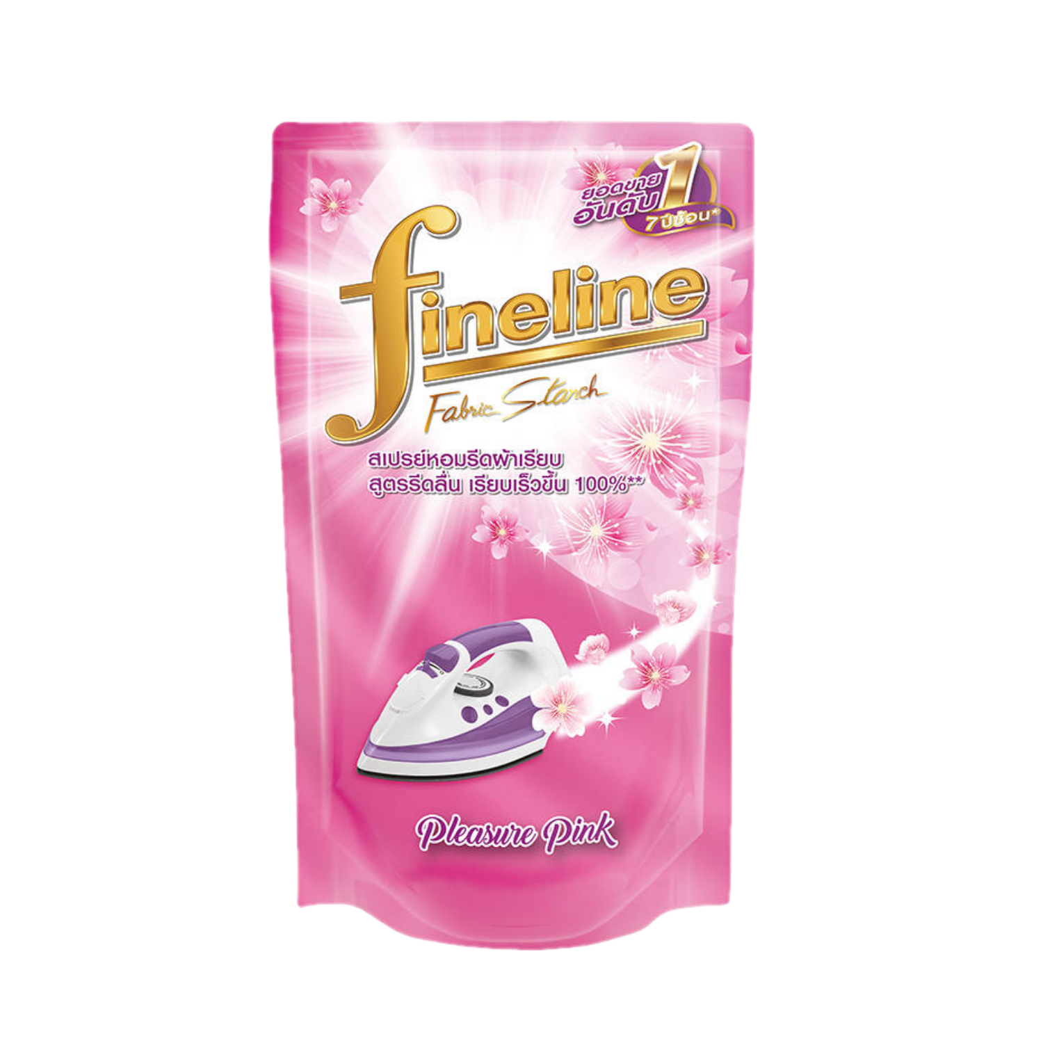 Fineline ไฟน์ไลน์ รีดผ้าเรียบ กลิ่นเพรสเชอร์ พิ้งค์ ชนิดเติม 500 มล.