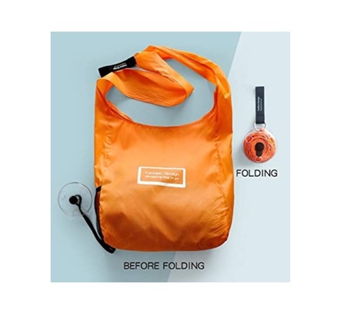 กระเป๋าม้วนเก็บได้พร้อมส่ง แบบพกพา พับเก็บสะดวกน้ำหนักเบา