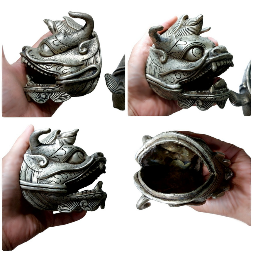 เตาจุดกำยาน กระถางธูป ที่จุดกำยานเม็ด ของตกแต่งบ้าน สไตล์จีน