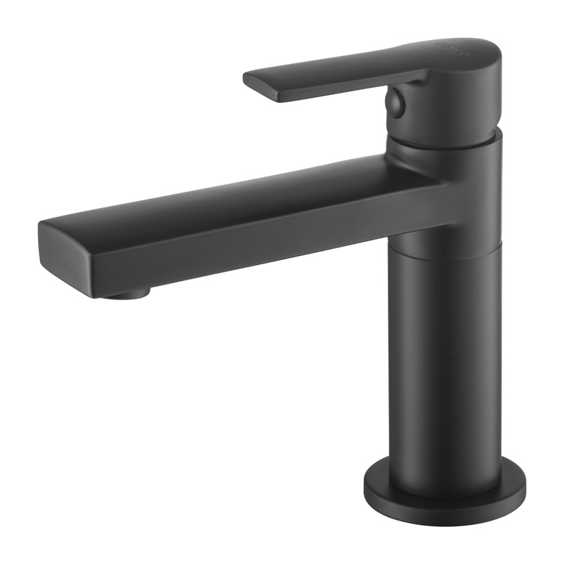 ก๊อกเดี่ยวอ่างล้างหน้าก้านโยก สีดำ รุ่นจีโอ CT1113A2N#BL(HM)