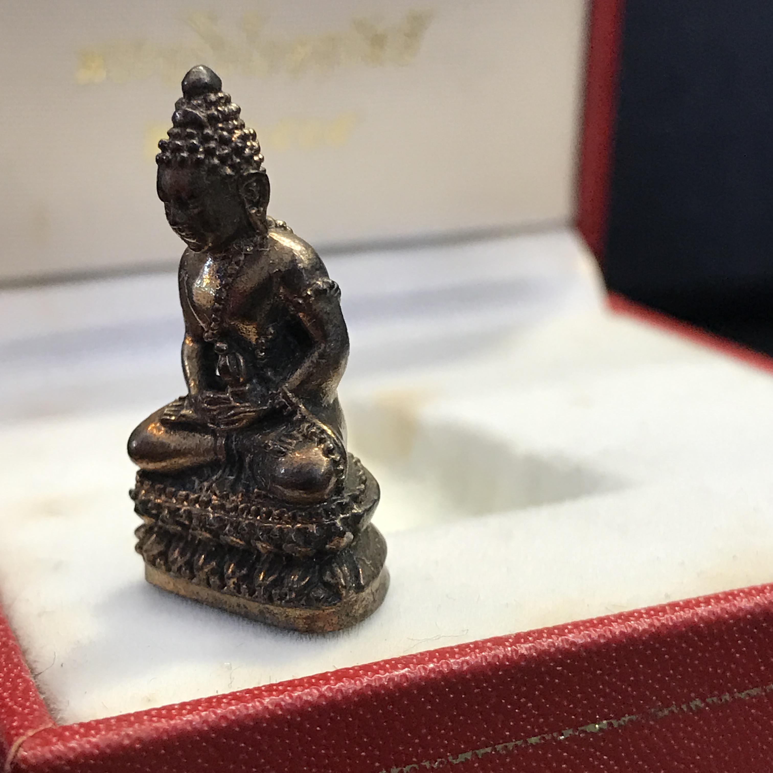 พระกริ่งโภคทรัพย์ วัดบวรนิเวศ ปี2535 เนื้อนวะโลหะ (สมเด็จพระญาณสังวร พระสังฆราชสกลมหาสังฆปรินายกเสด็จเททอง)