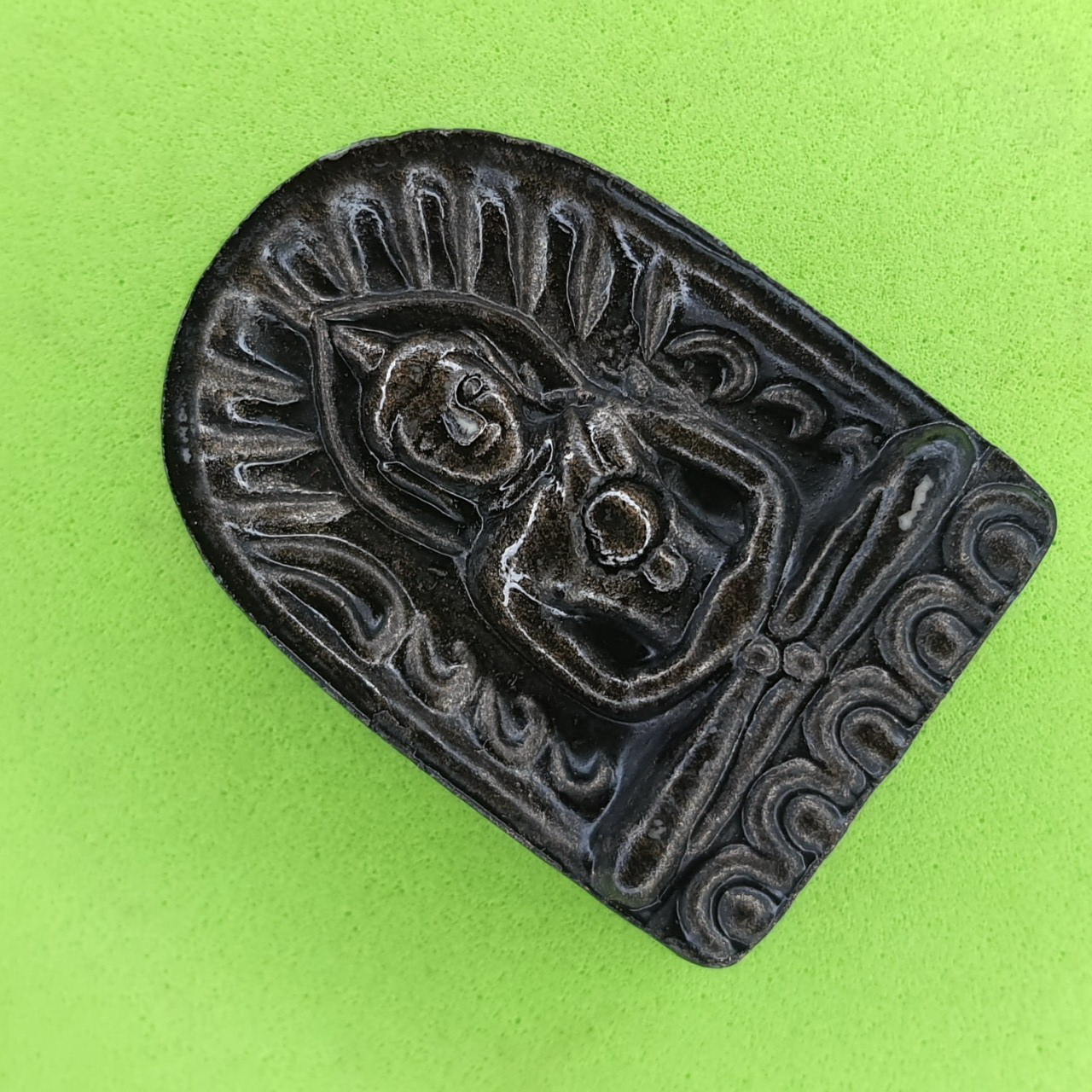 พระเครื่อง พระซุ้มกอ สีดำทำเก่า รุ่น มหาอำนาจวาสนา พระซุ้มกอแท้ พระแท้ พระเครื่องพระซุ้มกอ พระซุ้มกอเนื้อผง พระซุ้มกอกำแพงเพชร พระซุ้มกอพิมพ์กลาง