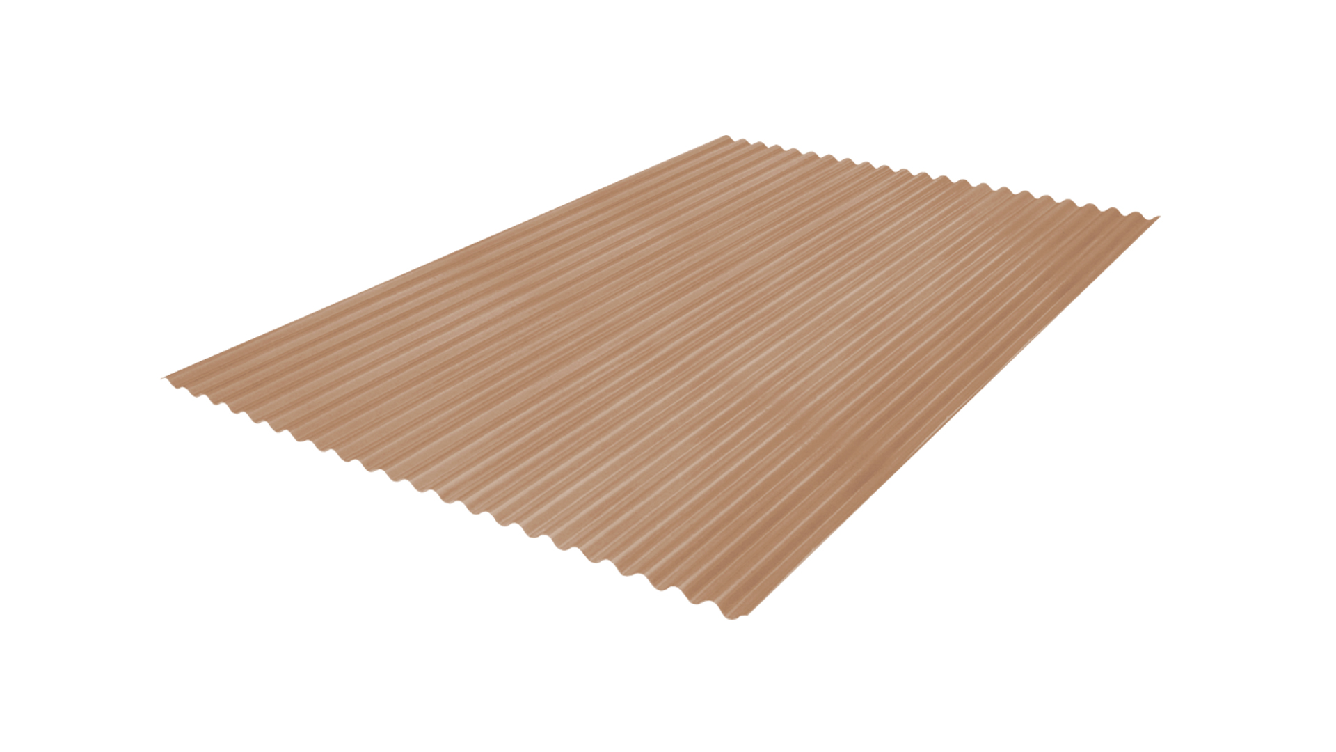 แผ่นโปร่งแสง เอสซีจี ลอนกันสาด105x500x0.80 ซม. สีชา