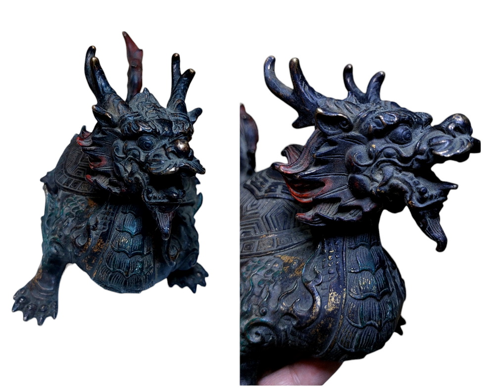 เต่ามังกร หลังหยินหยางยันต์แปดทิศ