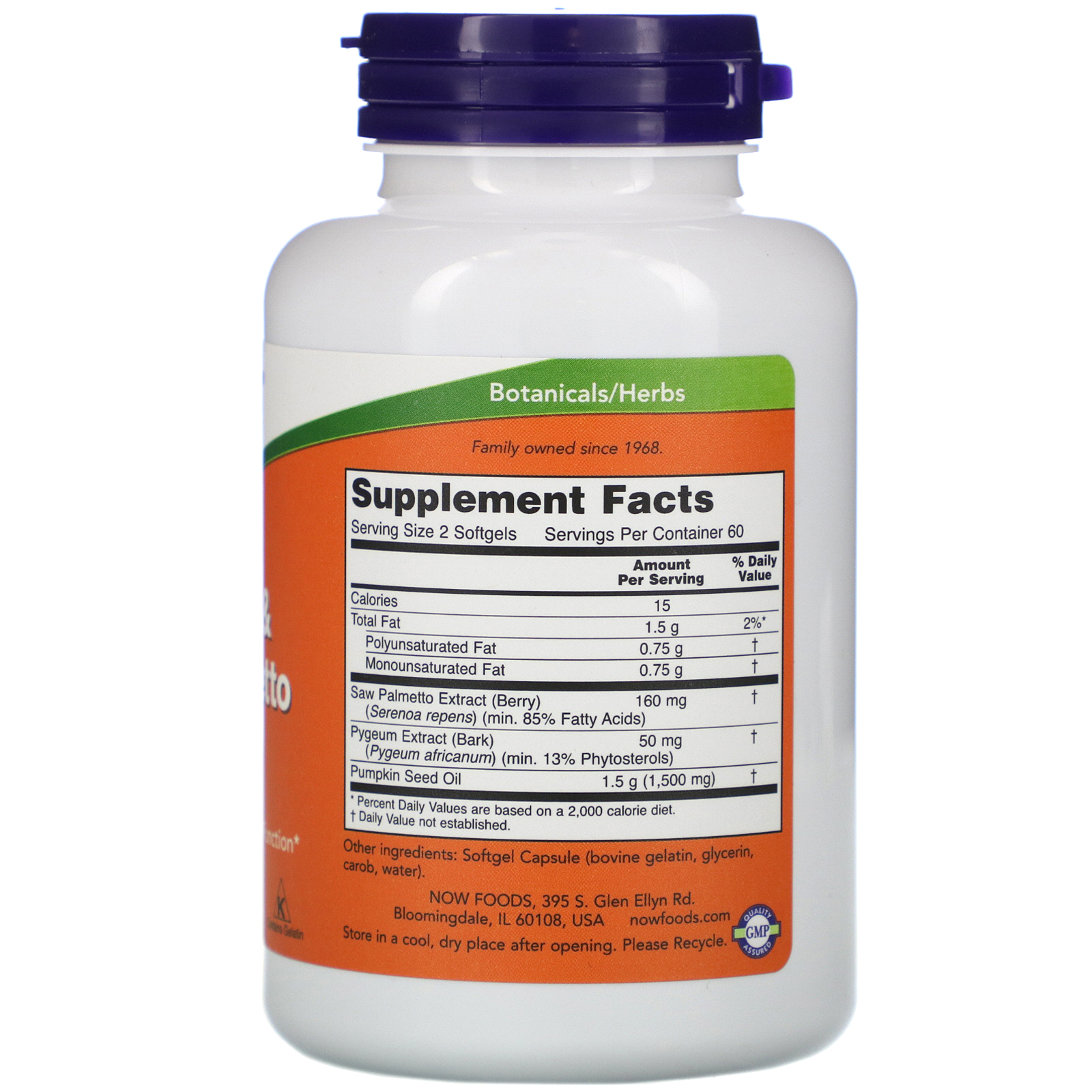 ซอว์ปาล์มเมตโต้&ไพเจียม, Saw Palmetto&Pygeum Extract