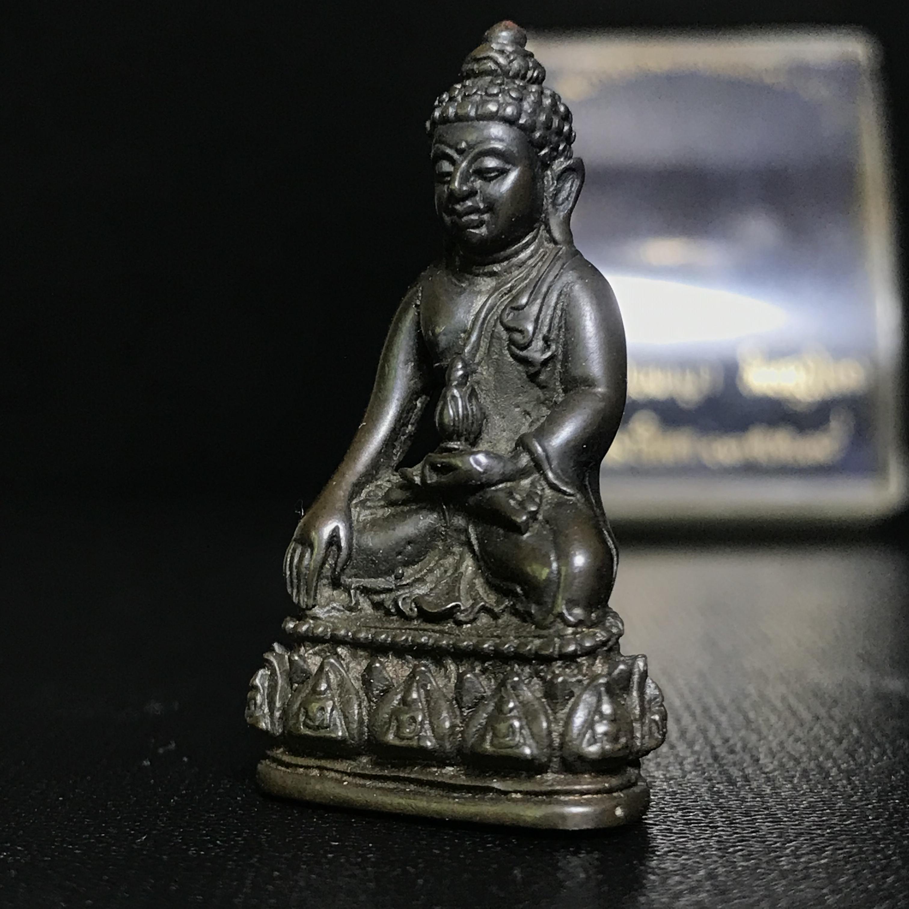 พระกริ่งธรรมราชา (กริ่งพระราชบิดา) วัดนางพญา ปี2514 เนื้อนวโลหะ(สุดยอดพิธีสุดยอดพุทธศิลป์)