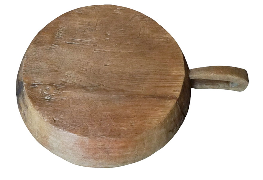 กัวะหรือกั๊วะข้าวเหนียวไม้สัก งานเก่า 54cm