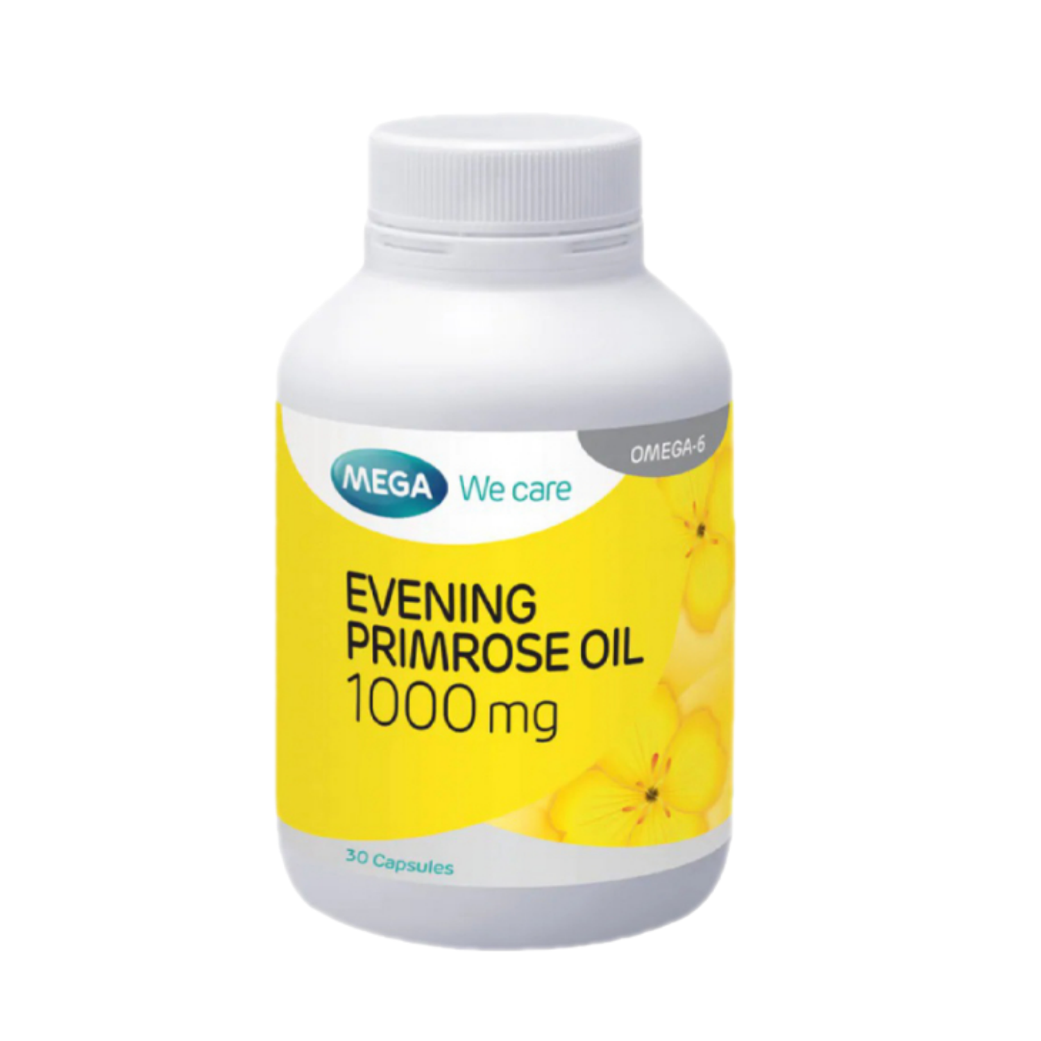 Mega We Care Evening primrose oil 1000mg. 100 capsules