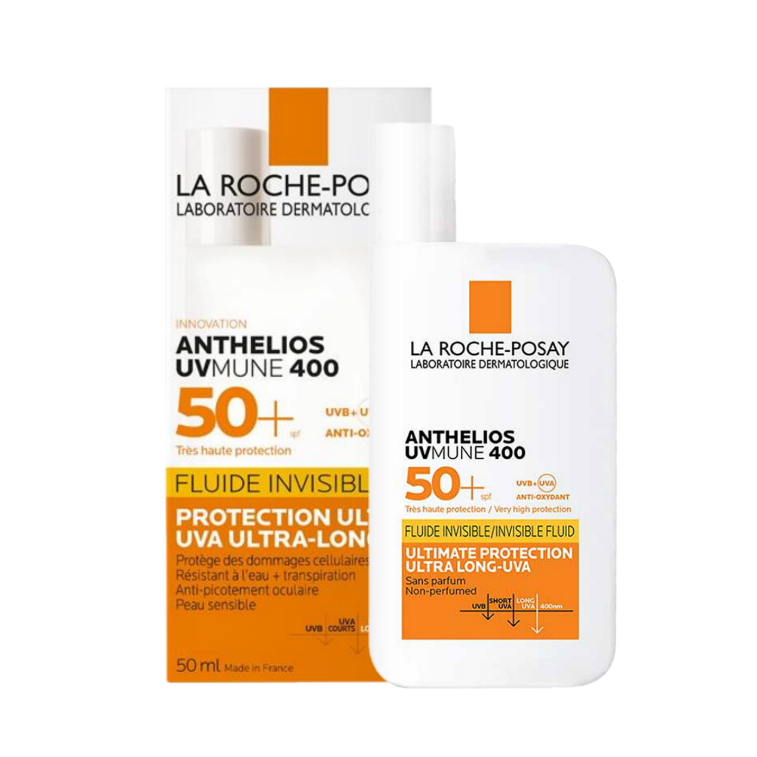 La roche-posay anthelios UVmune400 invisible fluid SPF50+