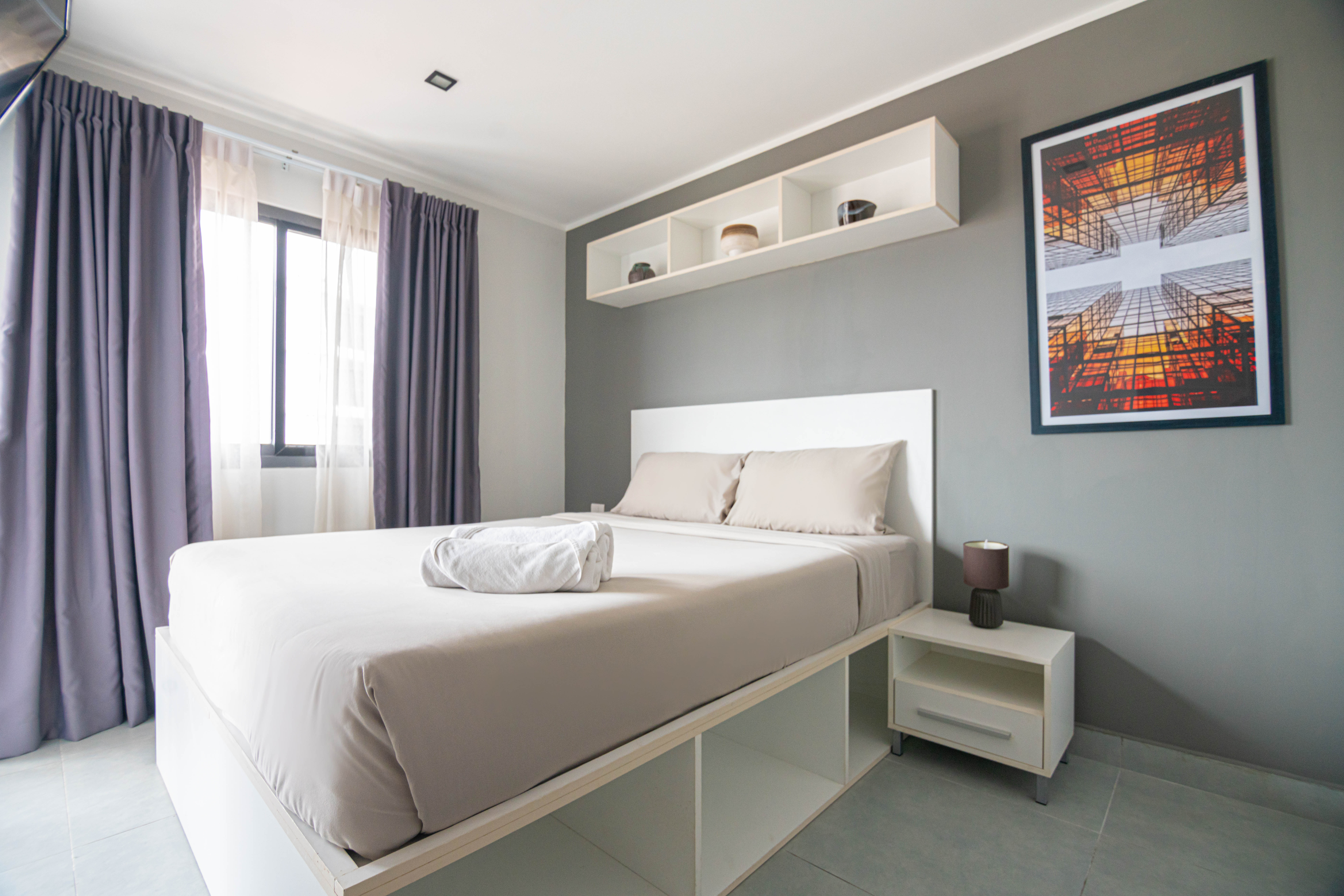 For Rent : Condo in Chalong area Tower I, 2 Bedroom 2 Bathroom, 6th flr.
