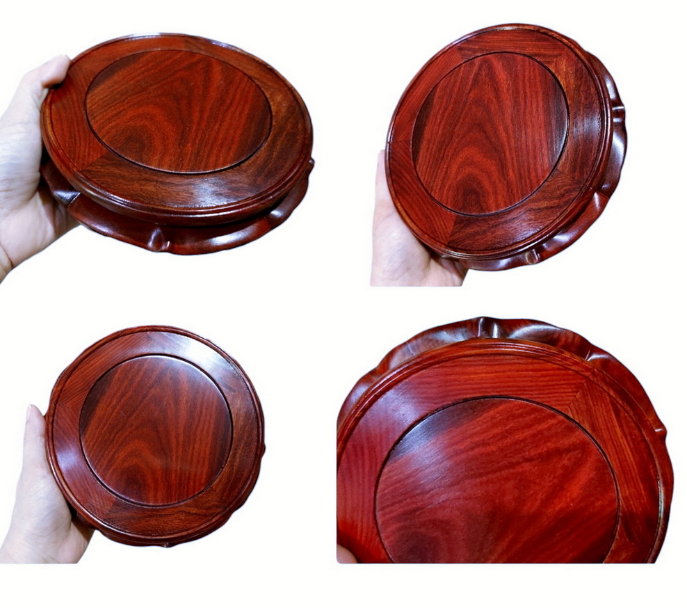 ฐานหรือกี๋ไม้สไตล์จีน ทรงกลม