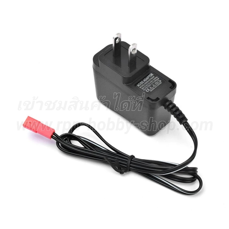 เครื่องชาร์จแบตเตอรี่ 7.2V ปลั๊กแดง JST