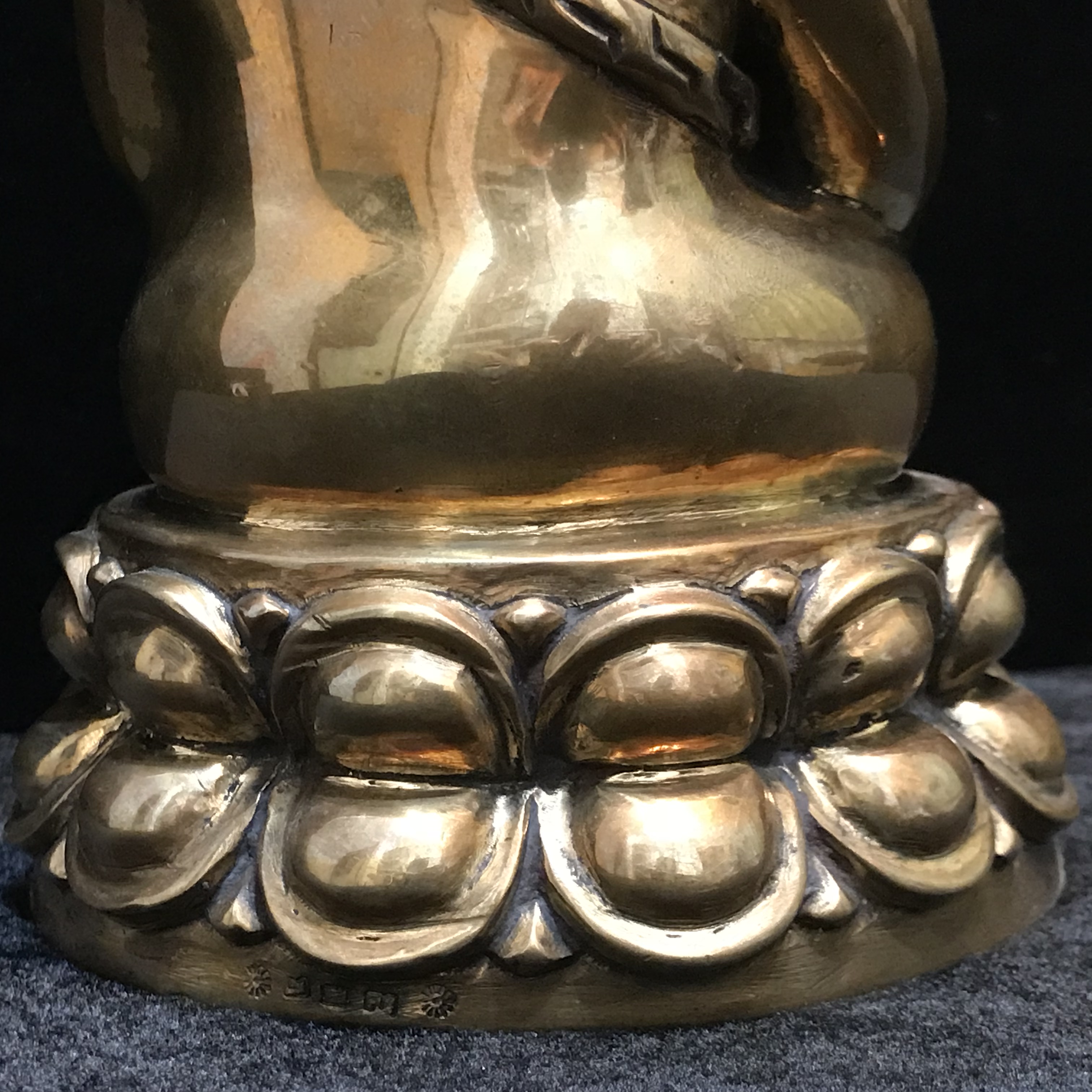 พระบูชาพุทธอุดมสมบูรณ์ (พระปุ้มปุ้ย) เนื้อสัมฤทธิ์ ขนาดหน้าตัก 3 นิ้ว ปี2535(รุ่นแรก)(1ใน1000องค์)