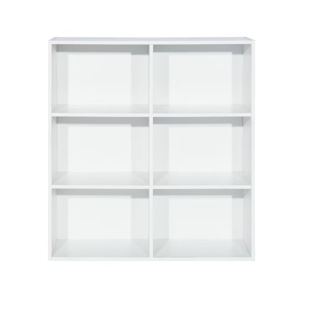 ชั้นอเนกประสงค์ 6 ช่อง ขาว