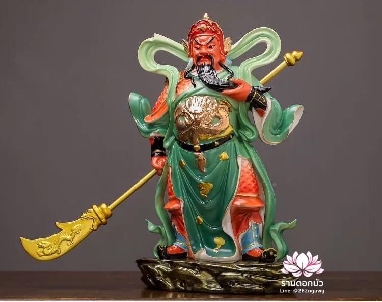 เทพเจ้ากวนอู และพระเวทโพธิสัตว์ (อุ่ยท้อผ่อสัก) ขนาด 12/16 นิ้ว