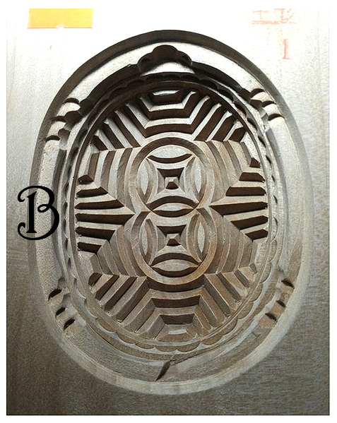 พิมพ์ขนมเต่า พิมพ์ไม้เคาะ พิมพ์ขนมรูปเต่า พิมพ์ขนมไหว้เจ้า 7.5cmx10cm