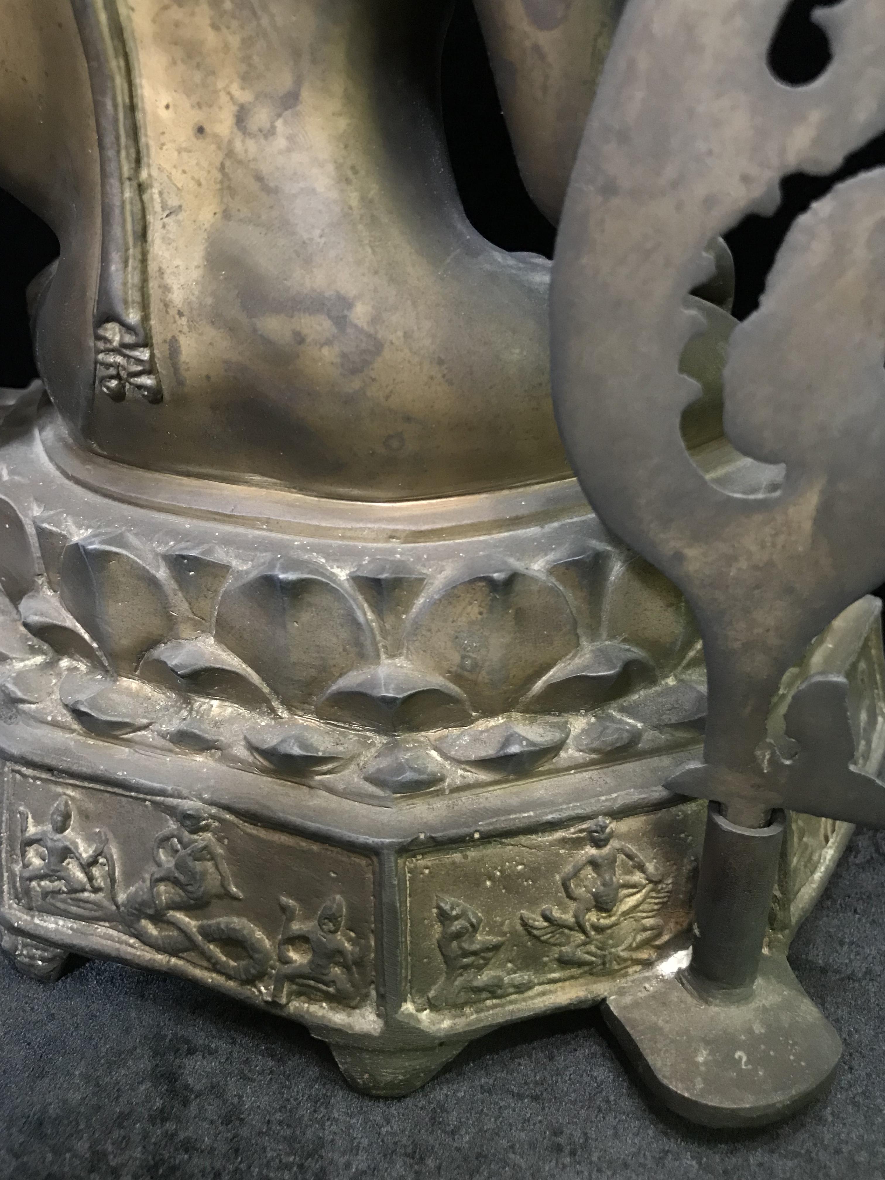 พระพุทธมงคลรัตนภูมิพัฒนมหามุนี ภปร. หน้าตัก 5นิ้ว(รมดำ) วัดมงคลรัตนาราม วัดไทยในซานฟรานซิสโก สหรัฐอเมริกา ( Sanfrancisco USA.) ปี2523 (นิยมหายาก)