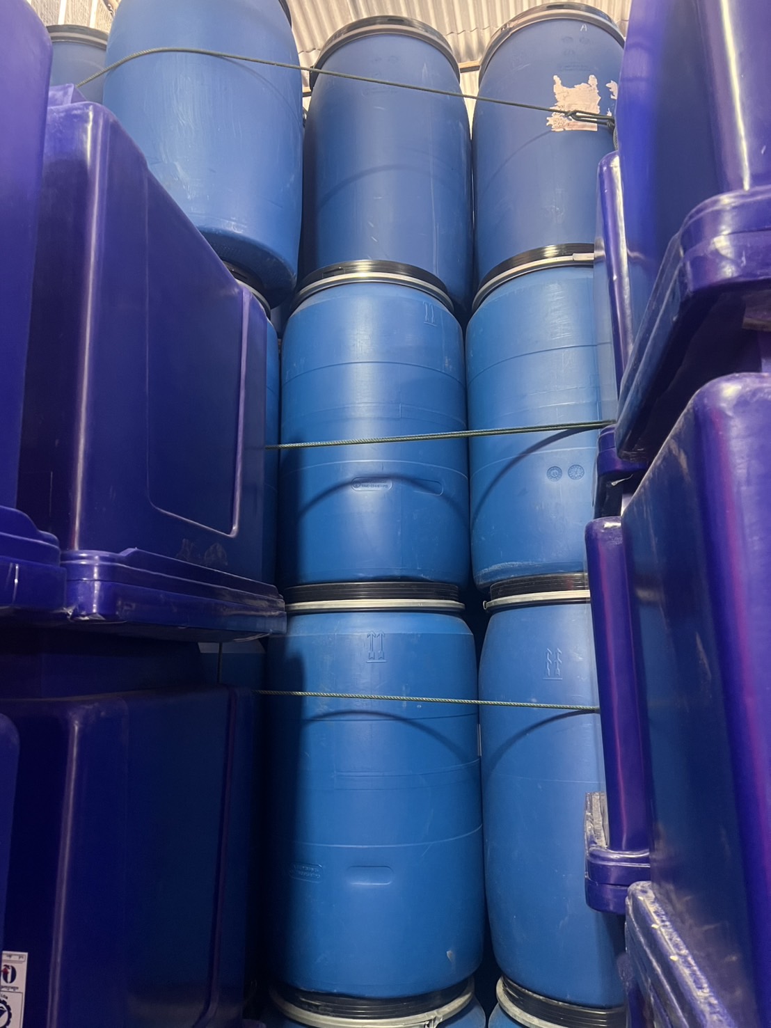 ถังหมัก 200 ลิตร พร้อมเหล็กรัด (มือ 2)