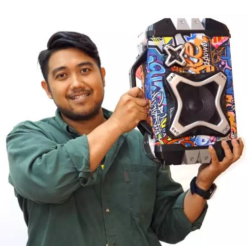 ตู้ลำโพง d-power ลำโพงบลูทูธ Bluetooth 30W ไมค์ลอย รุ่น K52G