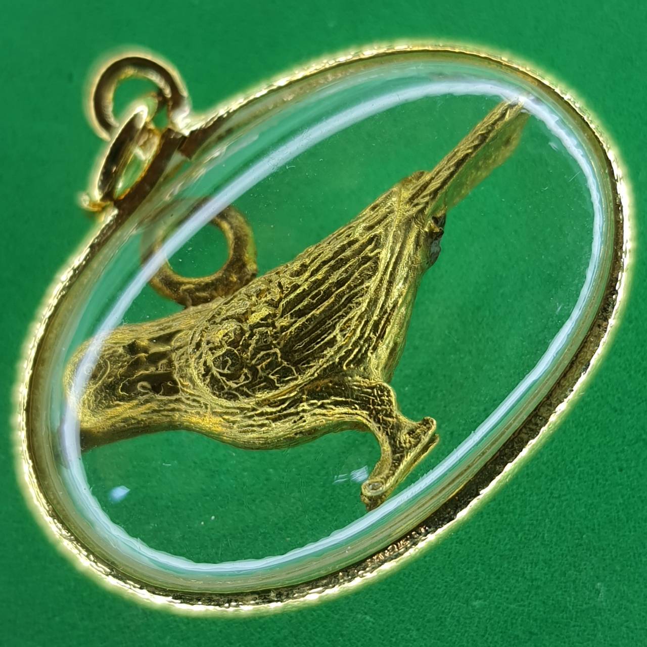 ของป้องกัน จี้นกคุ้ม กรอบไมคอน นกคุ้มทอง นกคุ้ม เครื่องราง ของแท้